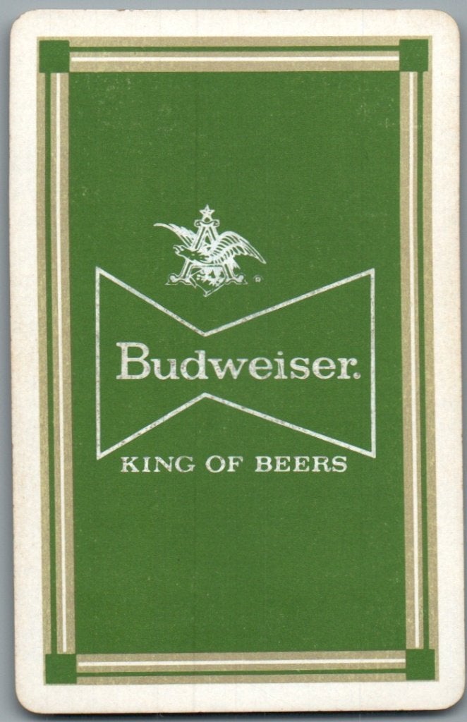 speelkaart - LK16321 - Budweiser, Verzamelen, Ophalen of Verzenden, Zo goed als nieuw, Speelkaart(en)