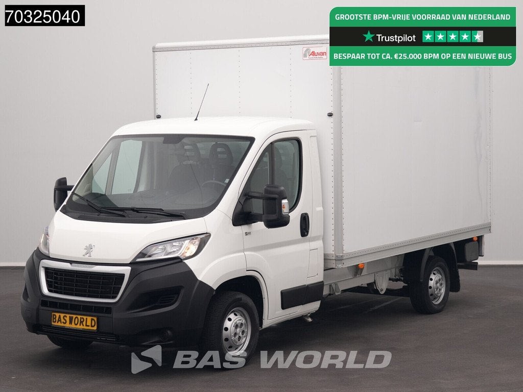 Peugeot Boxer 140PK D'Hollandia Laadklep Bakwagen Airco Euro, Auto's, Bestelwagens en Lichte vracht, Stof, Gebruikt, 4 cilinders