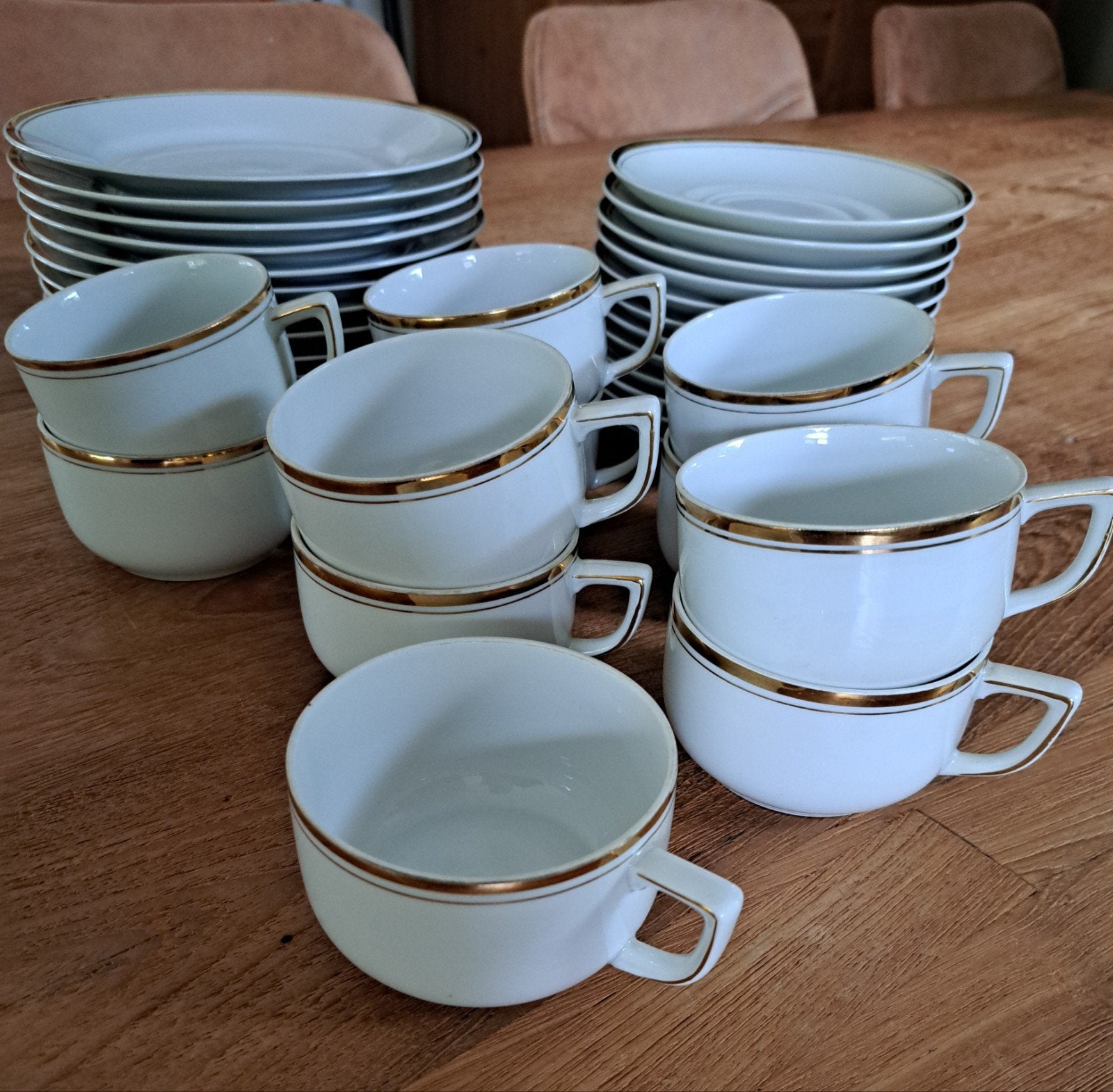 vintage koffieservies, Ophalen