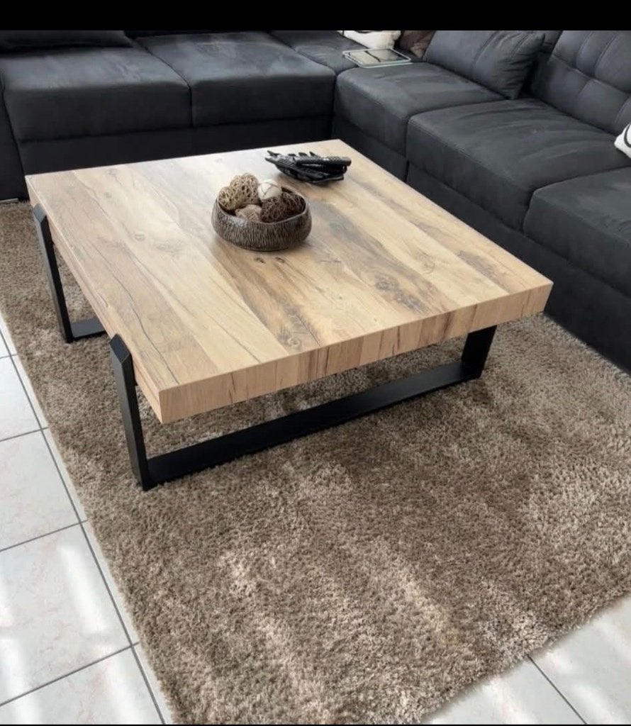 Table salon, Huis en Inrichting, Ophalen, Overige materialen, Vierkant, Zo goed als nieuw