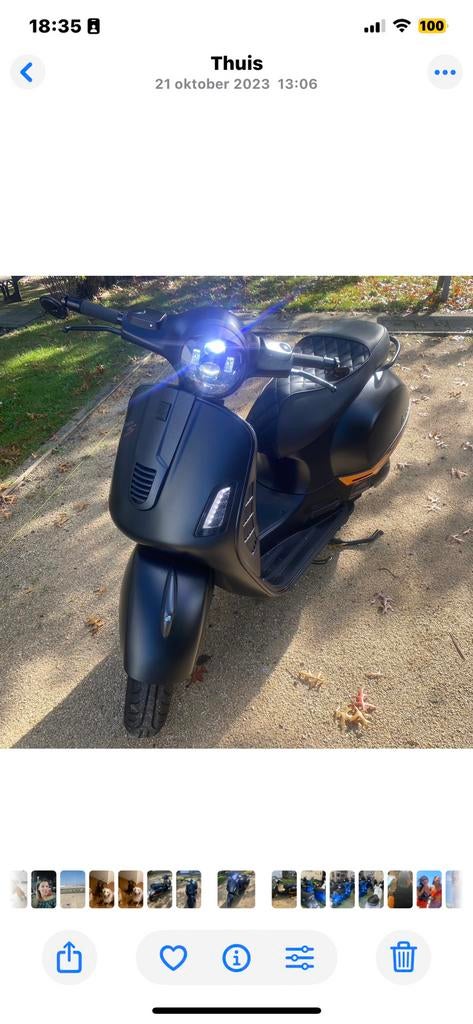 Vespa 126, Ophalen, Zo goed als nieuw