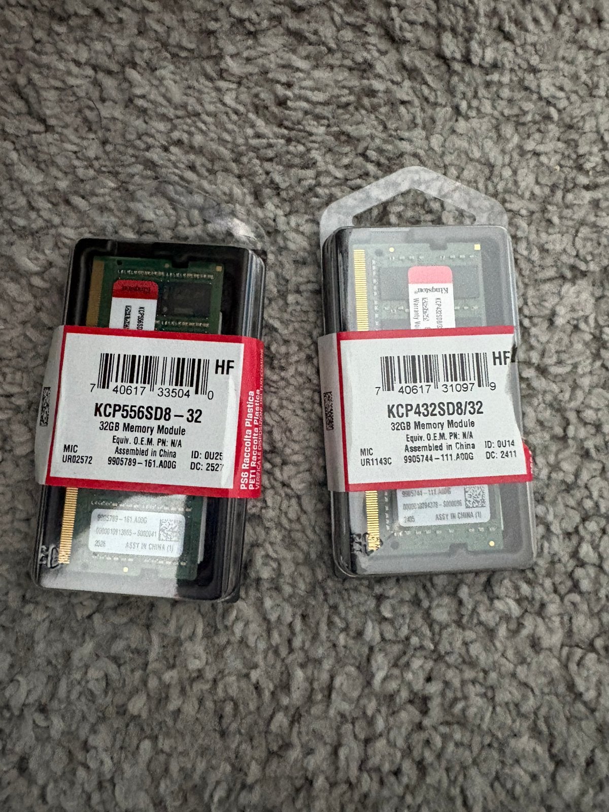 Kingston Technology KCP556SD8-32, Computers en Software, RAM geheugen, Ophalen, DDR5, Laptop, 32 GB