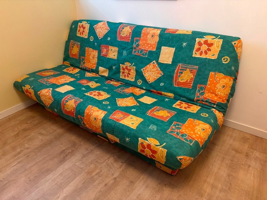 Zetelbed /slaapbank, Ophalen, Zo goed als nieuw, Twijfelaar, Overige kleuren