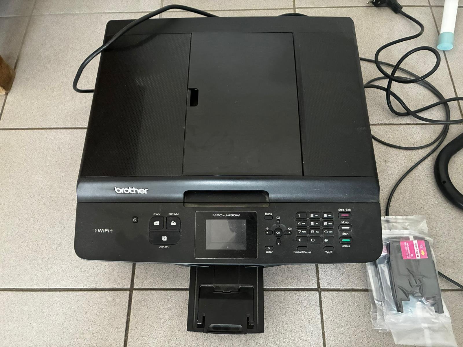 Imprimente, scanner , faxe et cooie  MFC-J430W, Informatique & Logiciels, Imprimantes, Imprimante, Enlèvement, Utilisé, Imprimante à jet d'encre