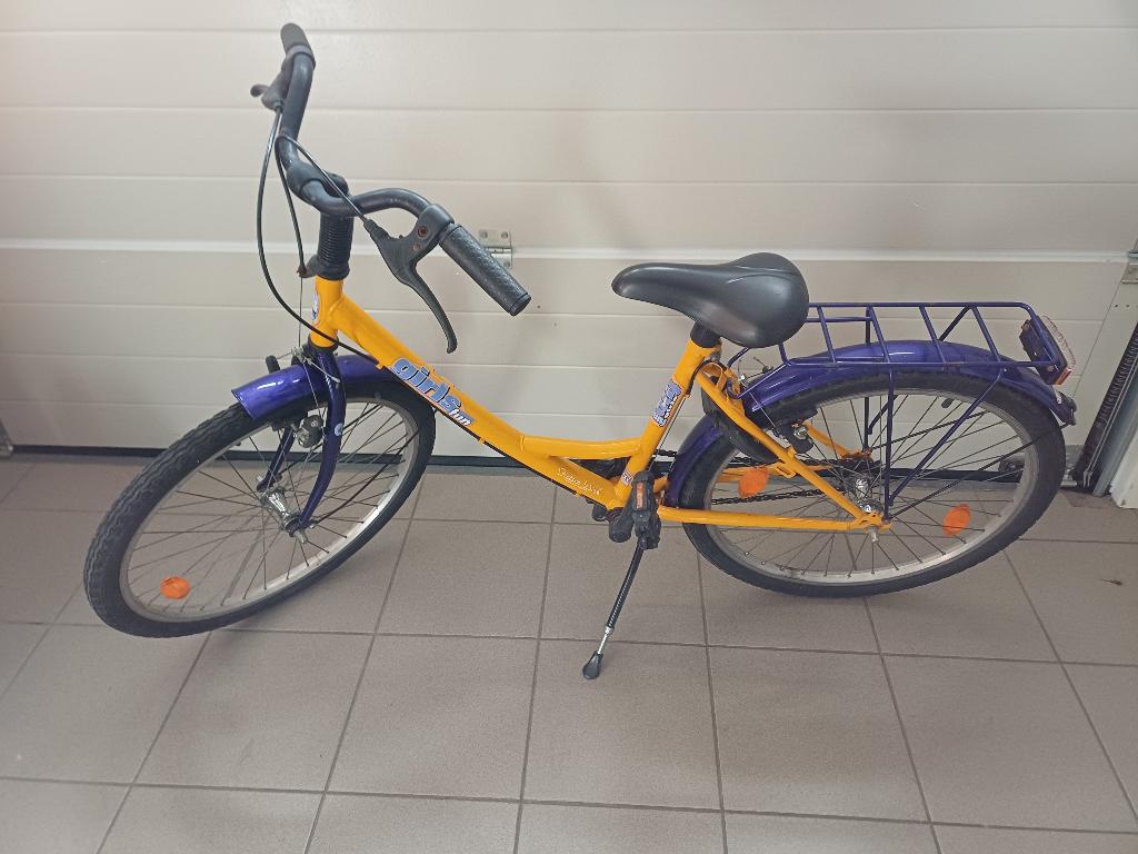Kinderfiets 8-10 jaar, Fietsen en Brommers, Ophalen, Gebruikt, Velgrem, Handrem