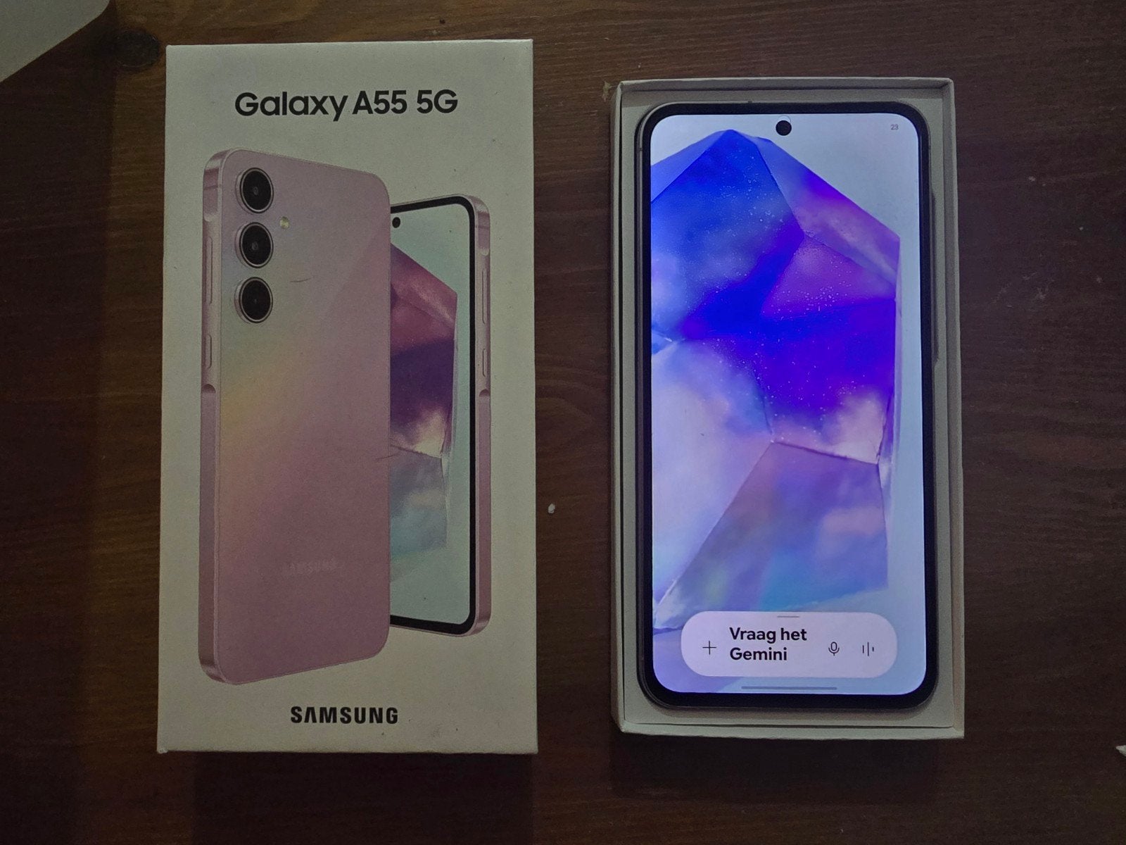 Samsung A55 5G 128GB (iridescent), Touchscreen, Ophalen of Verzenden, Zo goed als nieuw, Roze