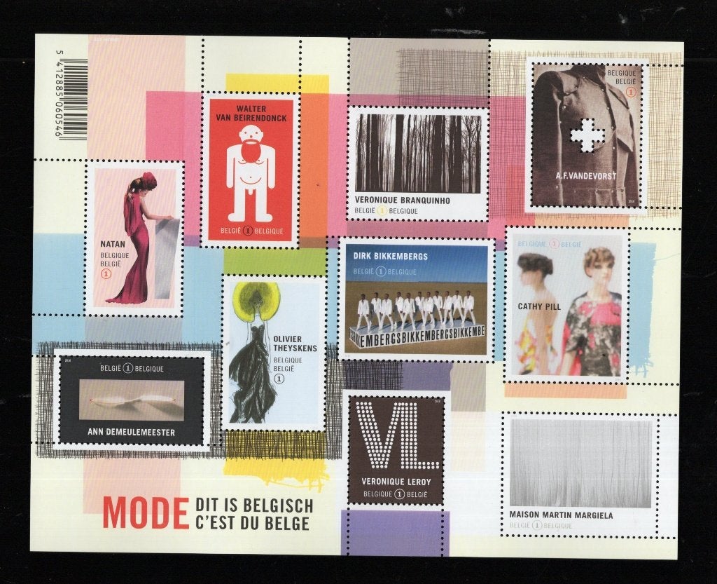 Belgique, bloc 180 MNH XX, mode 2010, port franc, Neuf, Non oblitéré, Timbre-poste, Envoi