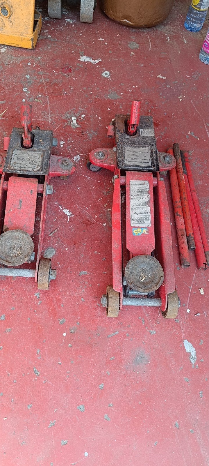 Auto krikken ..., Ophalen, Gebruikt, Hydraulisch, Garagekrik
