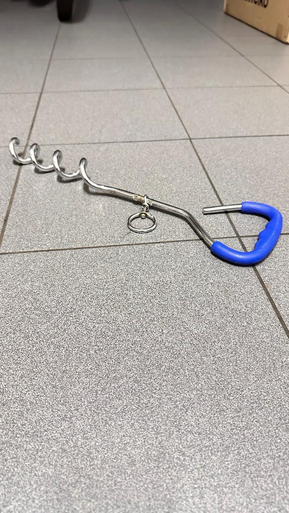 Grondpin, Ophalen, Zo goed als nieuw
