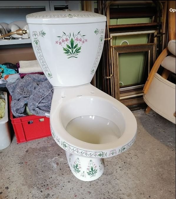 vintage toilet wc  Romantik Keramag 70er jaren, Enlèvement, Comme neuf, Pierre, Toilettes