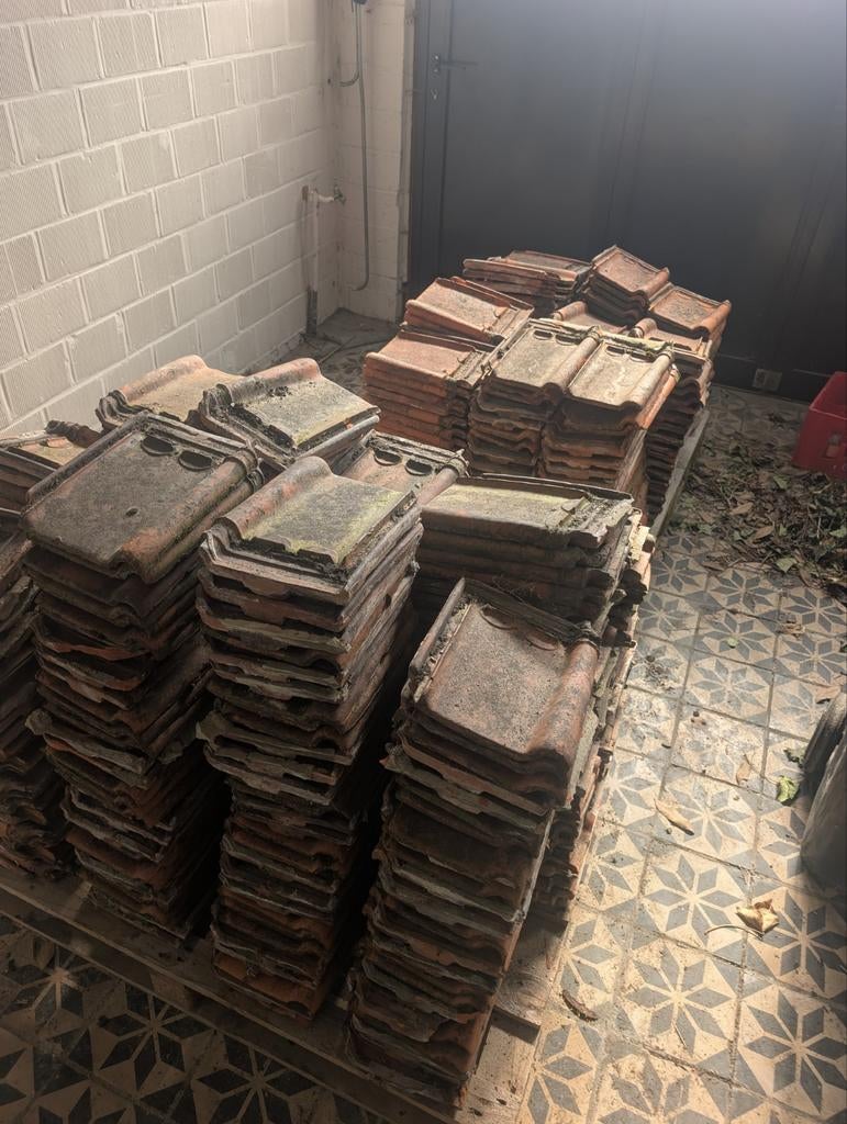 Gratis dakpannen, Ophalen, Gebruikt, Steen of Klei, Dakpannen