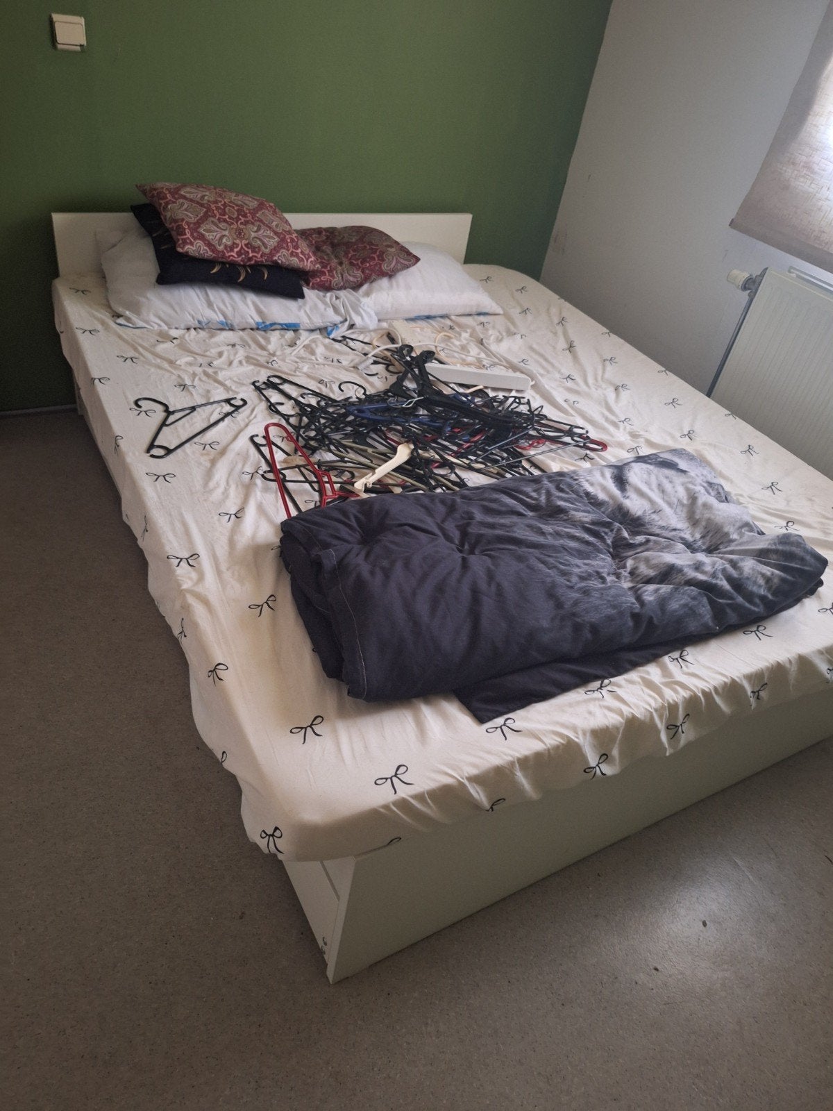 2 persoons bed, Huis en Inrichting, Slaapkamer | Bedden, Wit, Tweepersoons, Ophalen of Verzenden, Zo goed als nieuw