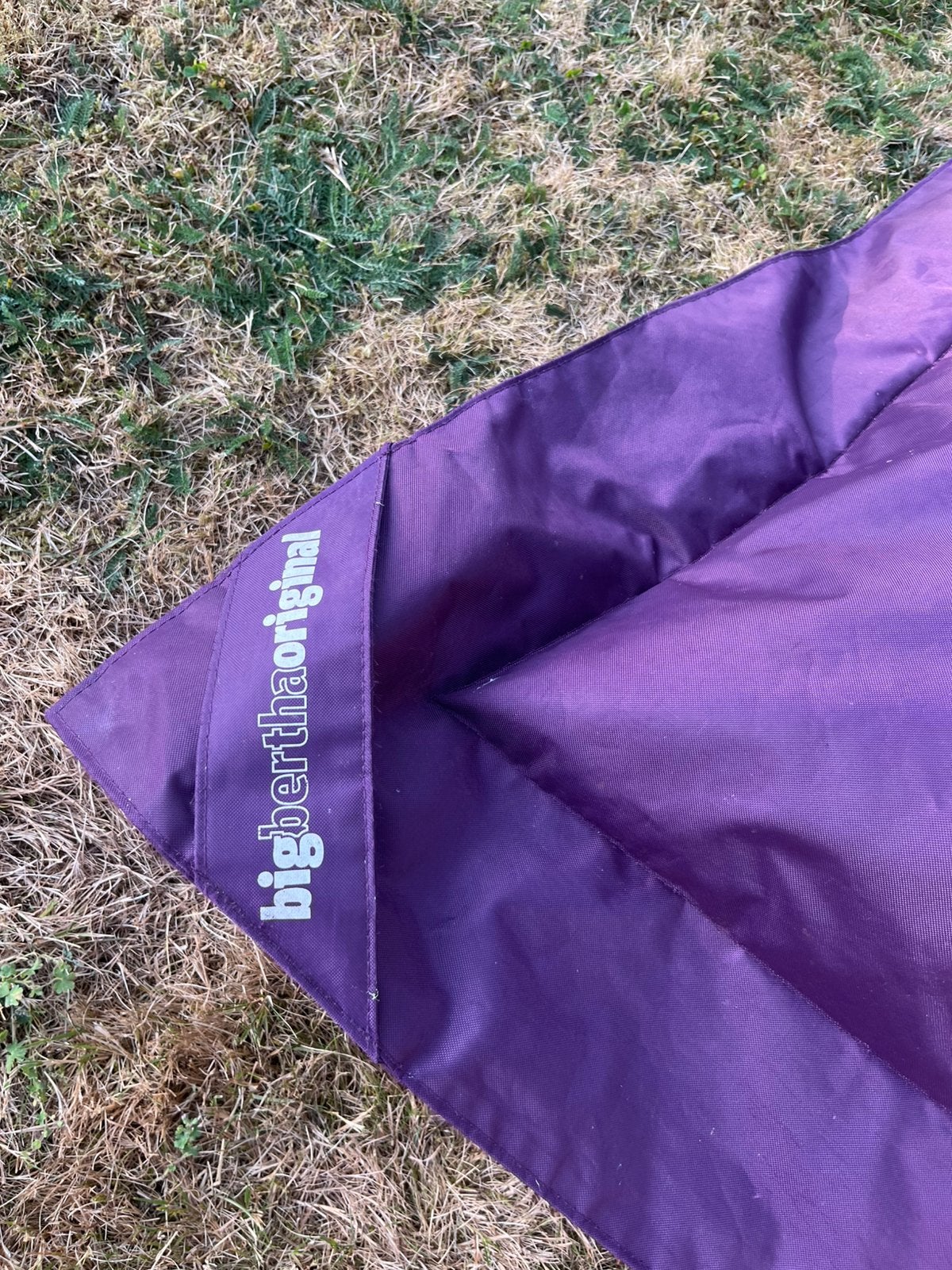 Pouf Big Bertha en très bon état violet, Enlèvement, Comme neuf, Violet, Pouf