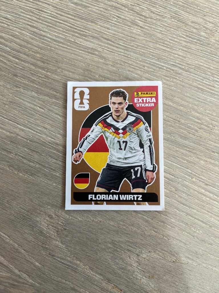 WK brons extra sticker Florian Wirtz, Ophalen, Nieuw, Sticker