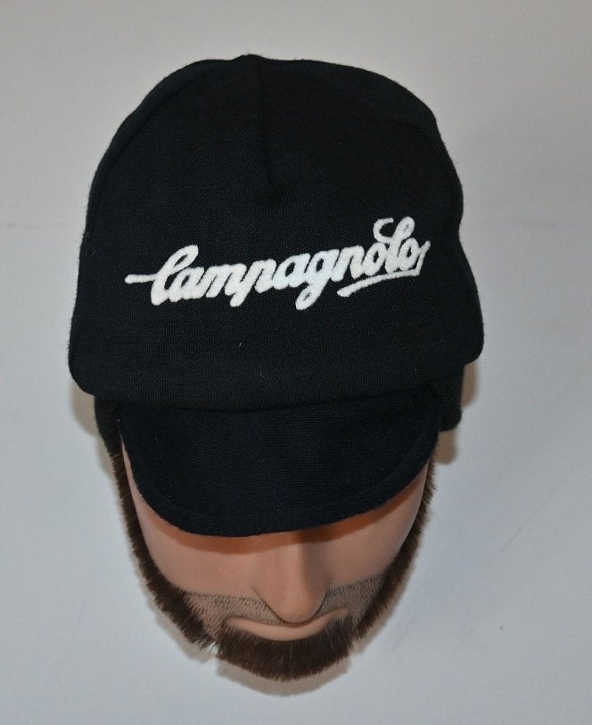 Ancien bonnet en laine en bon état/Campagnolo, Envoi, Comme neuf, Casquette ou Bonnet