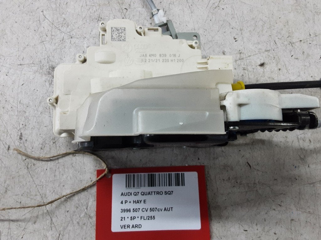 SERRURE DE PORTE ARRIÈRE DROITE Audi SQ7 (4MB / 4MG), Mevr. I. Hauben, Audi, Utilisé, Arrière