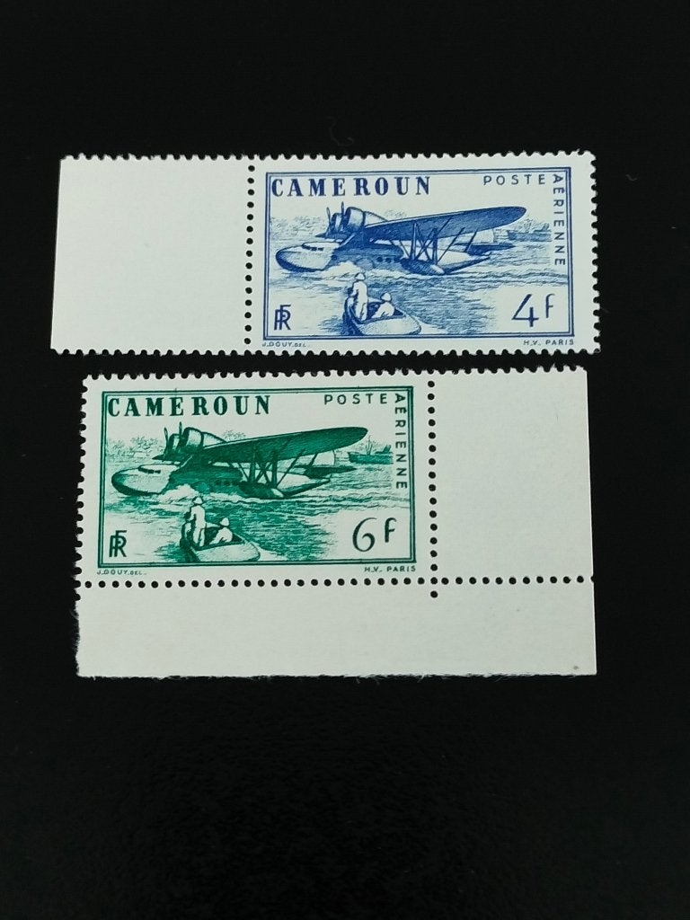 Cameroun 1941 - aviation, hydravion Sikorsky **, Envoi, Autres pays, Non oblitéré