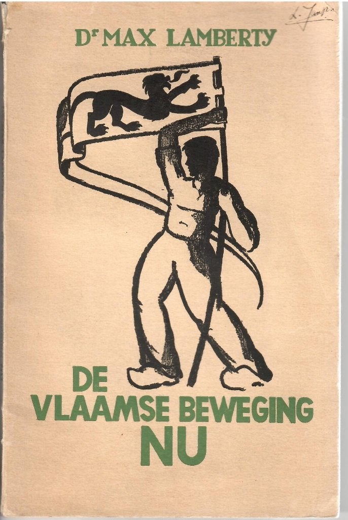 Periodiek boek 'De Vlaamse Beweging nu'.  M. Lamberty. 1948, Ophalen of Verzenden
