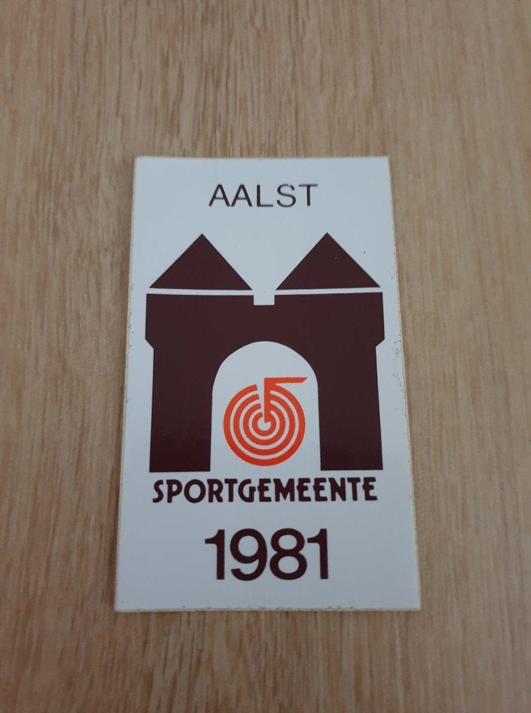 Stad Aalst sticker 1981, Ophalen of Verzenden
