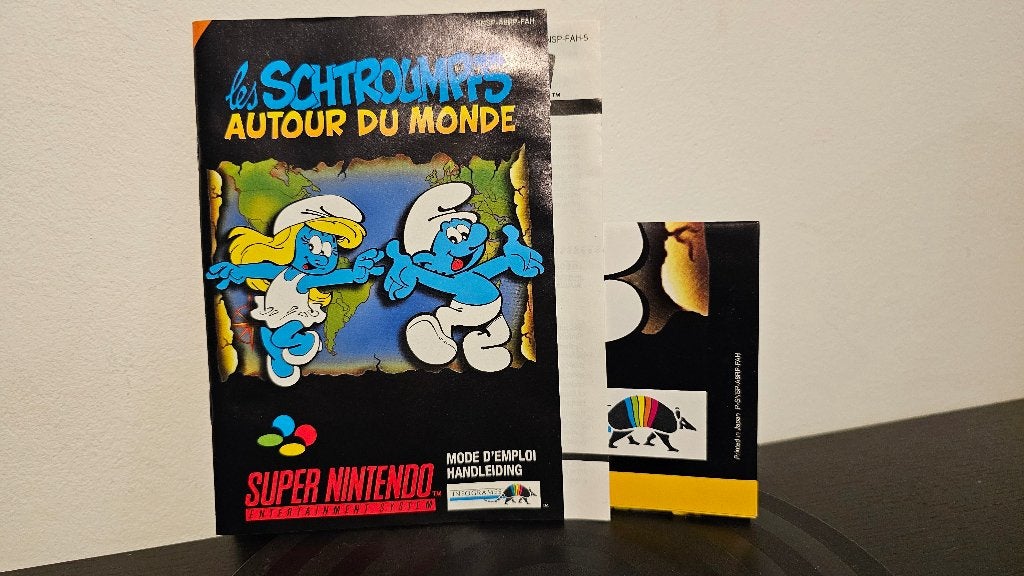 Super NES les Schtroumpfs atour de monde, Games en Spelcomputers, Spelcomputers | Nintendo Super NES, Nieuw, Ophalen of Verzenden