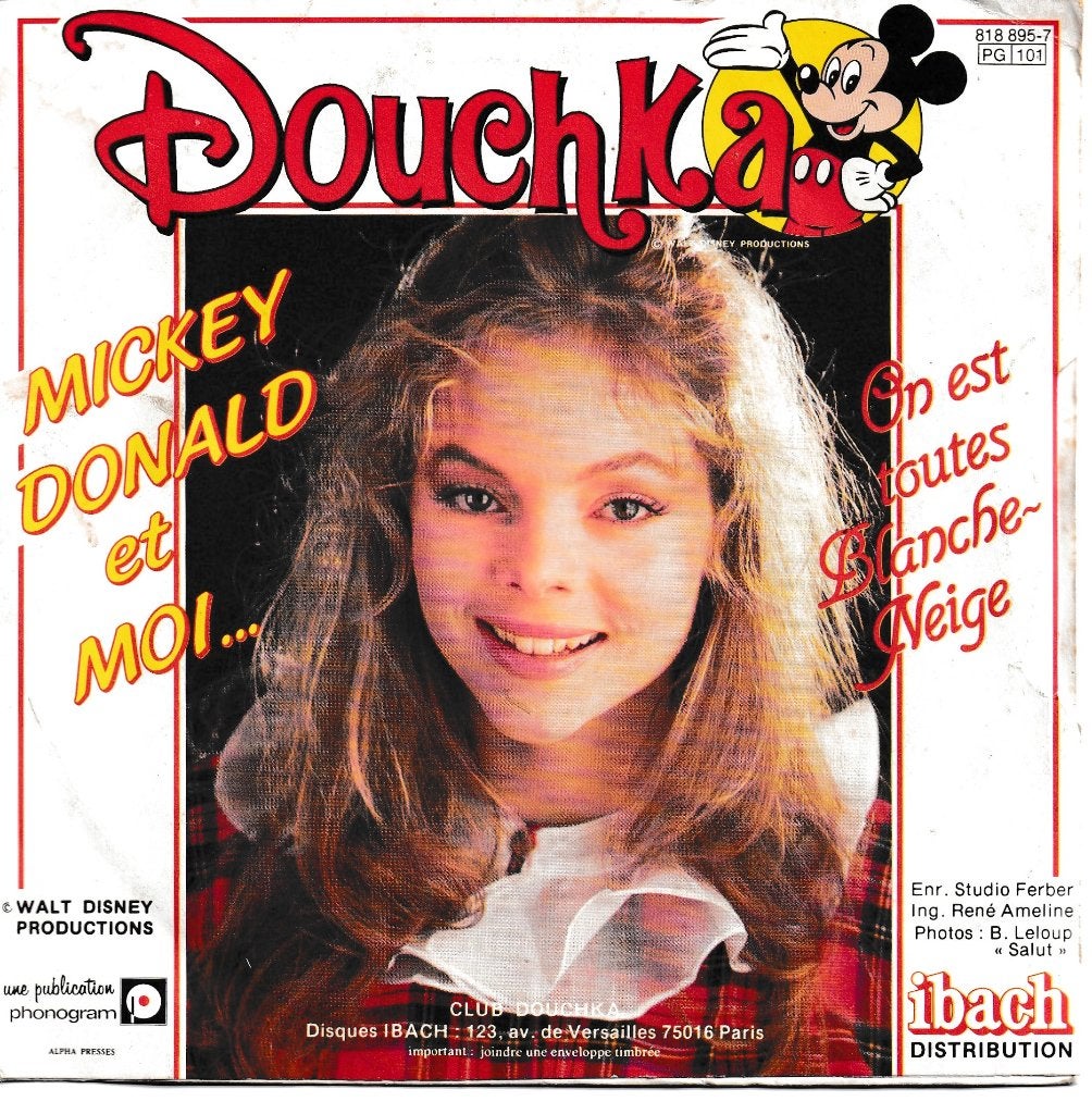 Vinyl 45T enfant Douchka Disney, Enlèvement ou Envoi, Utilisé, Autres types