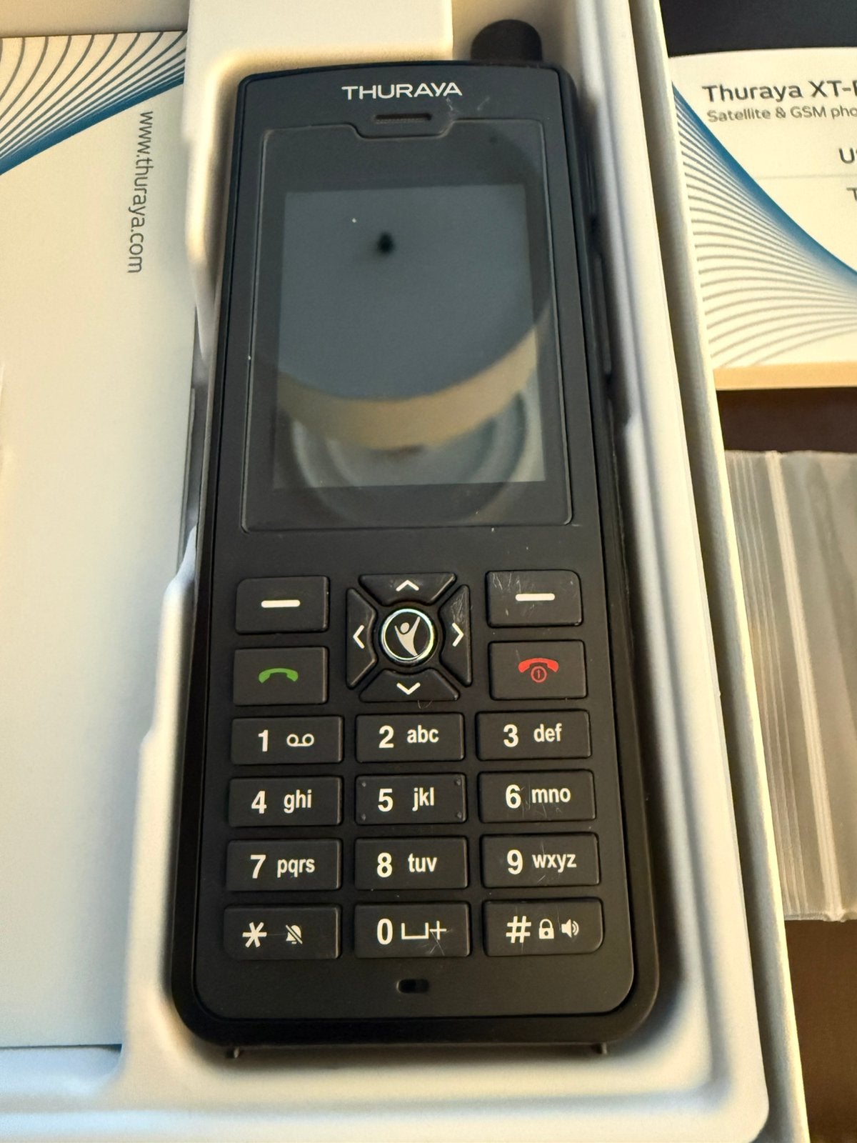 Thuraya XT-PRO Dual – Satelliettelefoon + GSM, Telecommunicatie, Ophalen, Geen camera, Zo goed als nieuw, Klassiek of Candybar