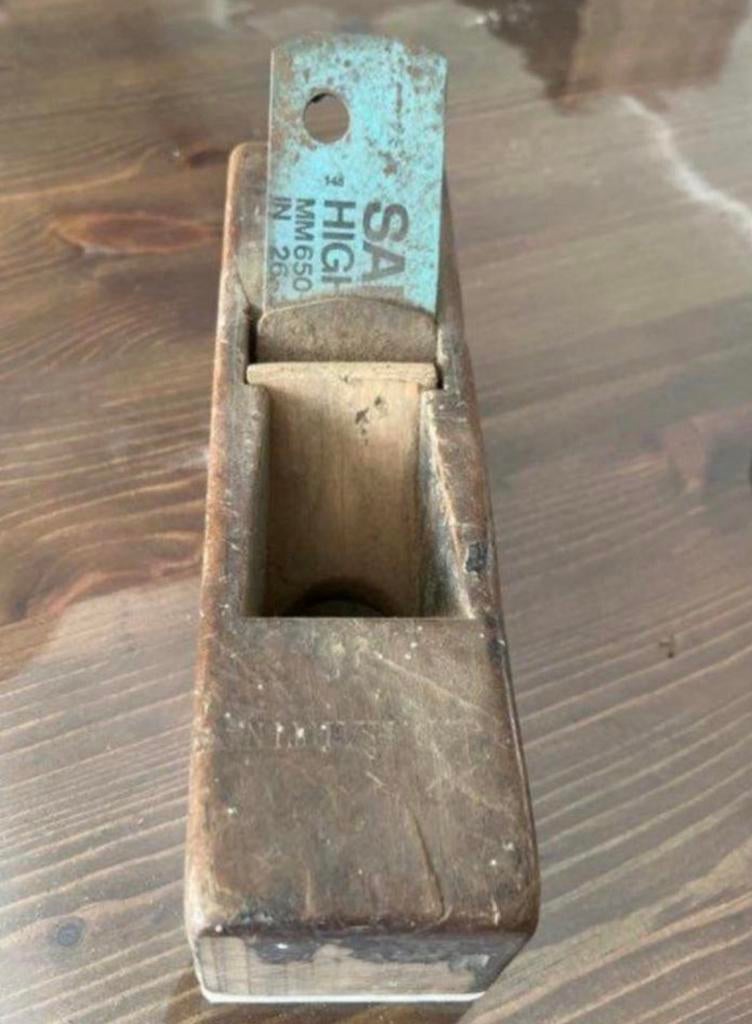 Ancien rabot en bois, Enlèvement ou Envoi