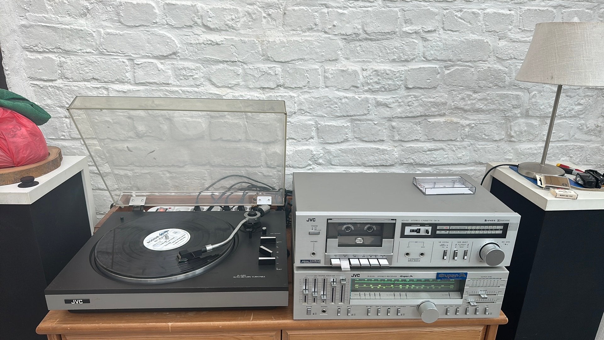 Stereoset JVC, Audio, Tv en Foto, Ophalen, Zo goed als nieuw, JVC