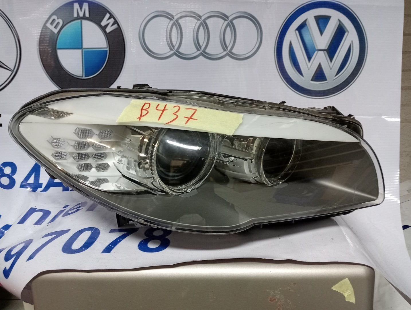 BMW 5 Serie F10 F11 Koplamp links 7203246 17, Gebruikt, -, -, Ophalen of Verzenden
