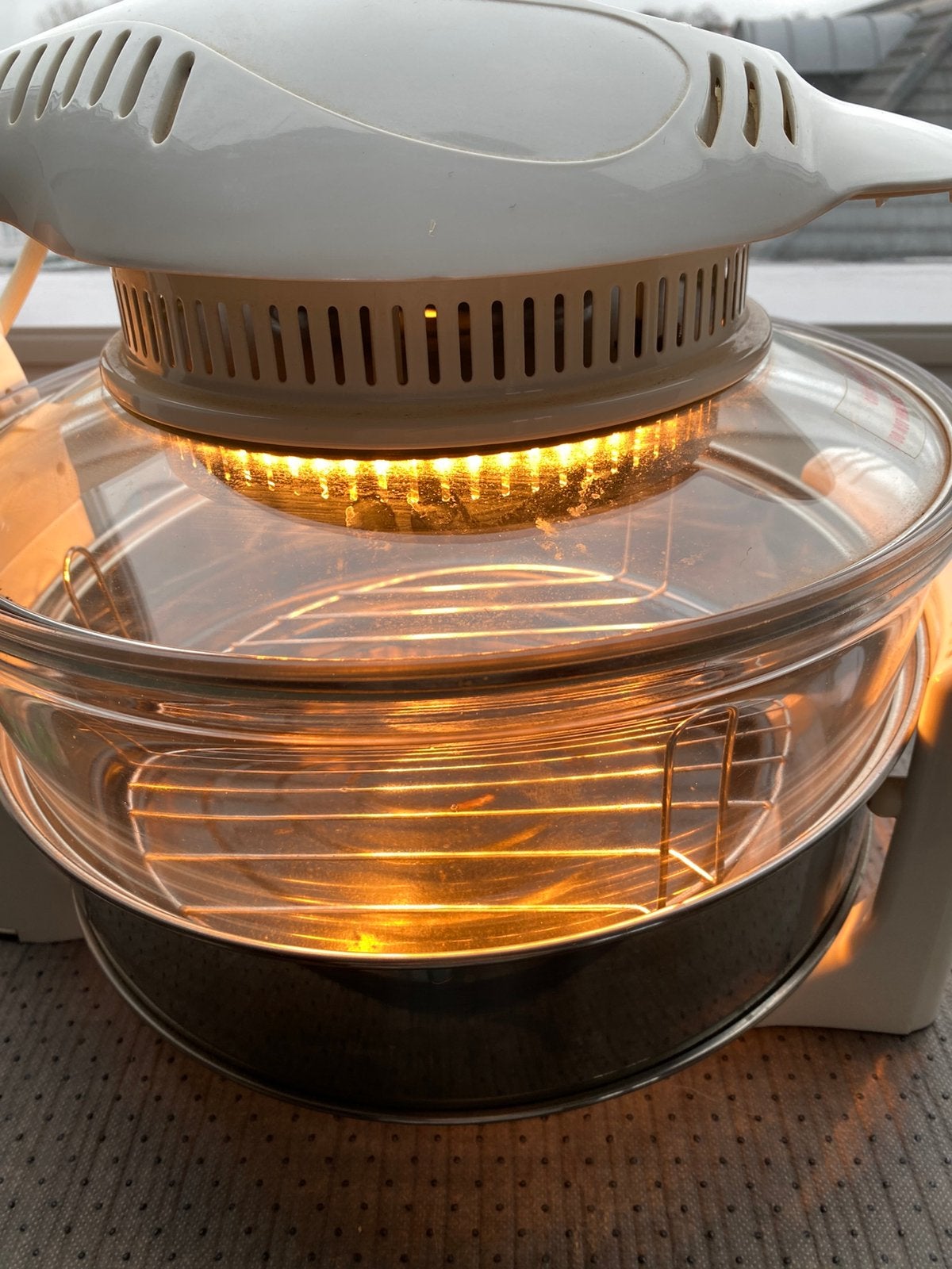 Halogeenoven, Elektronische apparatuur, Ovens, Ophalen, Zo goed als nieuw, Vrijstaand, Halogeenoven