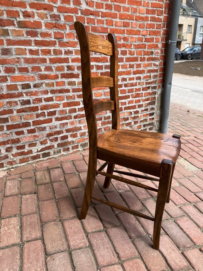 6 eiken stoelen, Ophalen