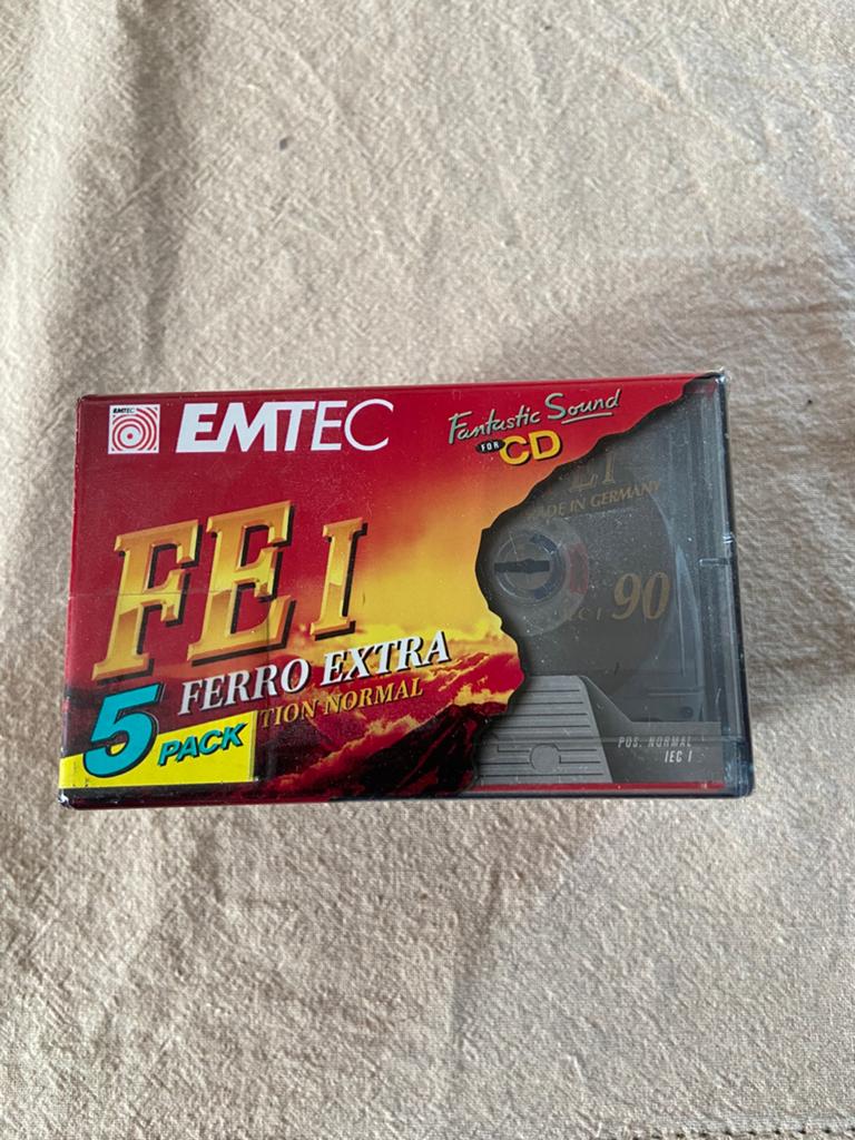 Cassettebandjes EMTEC (BASF), Cd's en Dvd's, Cassettebandjes, Ophalen of Verzenden, Nieuw in verpakking