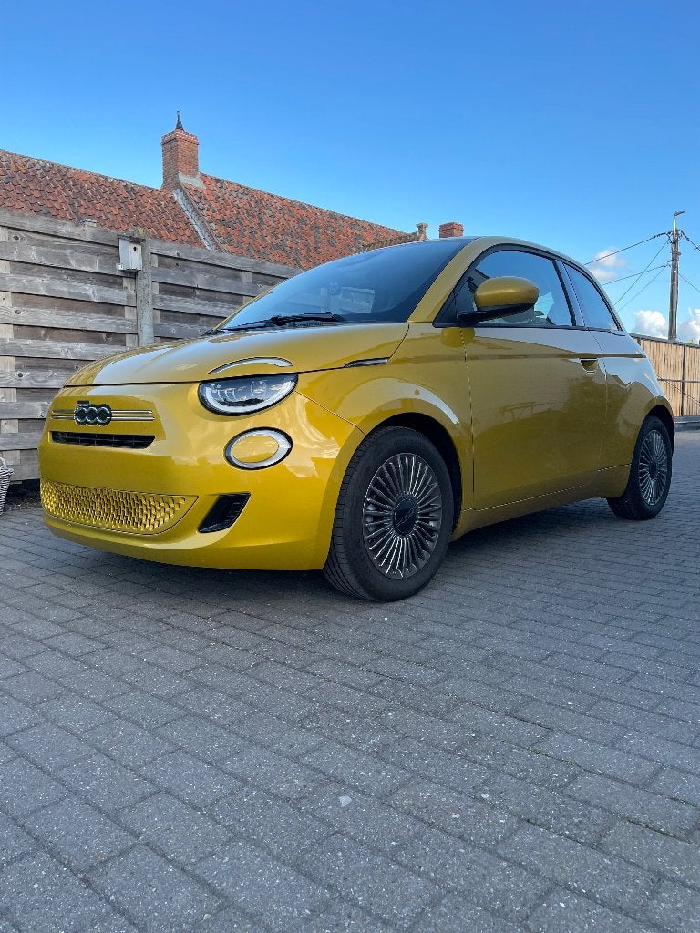 Fiat 500, Auto's, Fiat, Voorwielaandrijving, Euro 6, Geel, Handgeschakeld