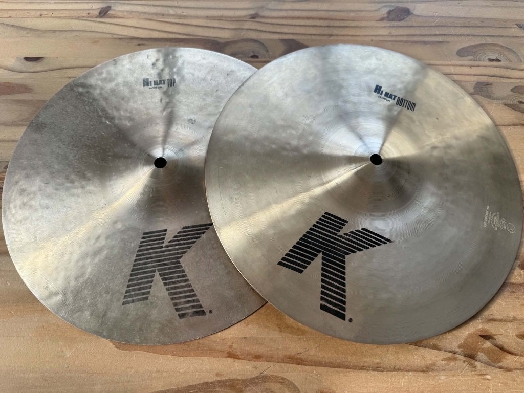 Zildjian K Hi-Hat 14", Musique & Instruments, Batteries & Percussions, Utilisé, Autres marques, Enlèvement ou Envoi