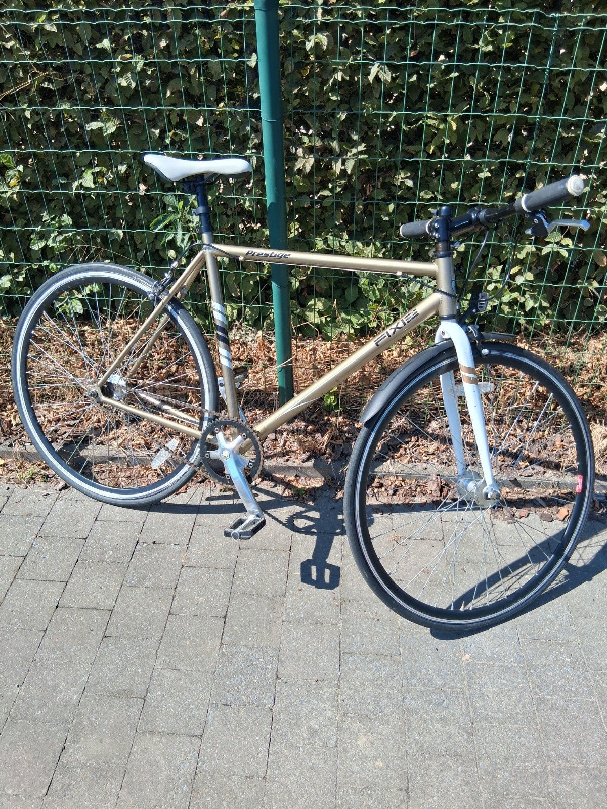 Fiets Fixie, Fietsen en Brommers, Gebruikt, Velgrem, 49 tot 53 cm, Overige maten