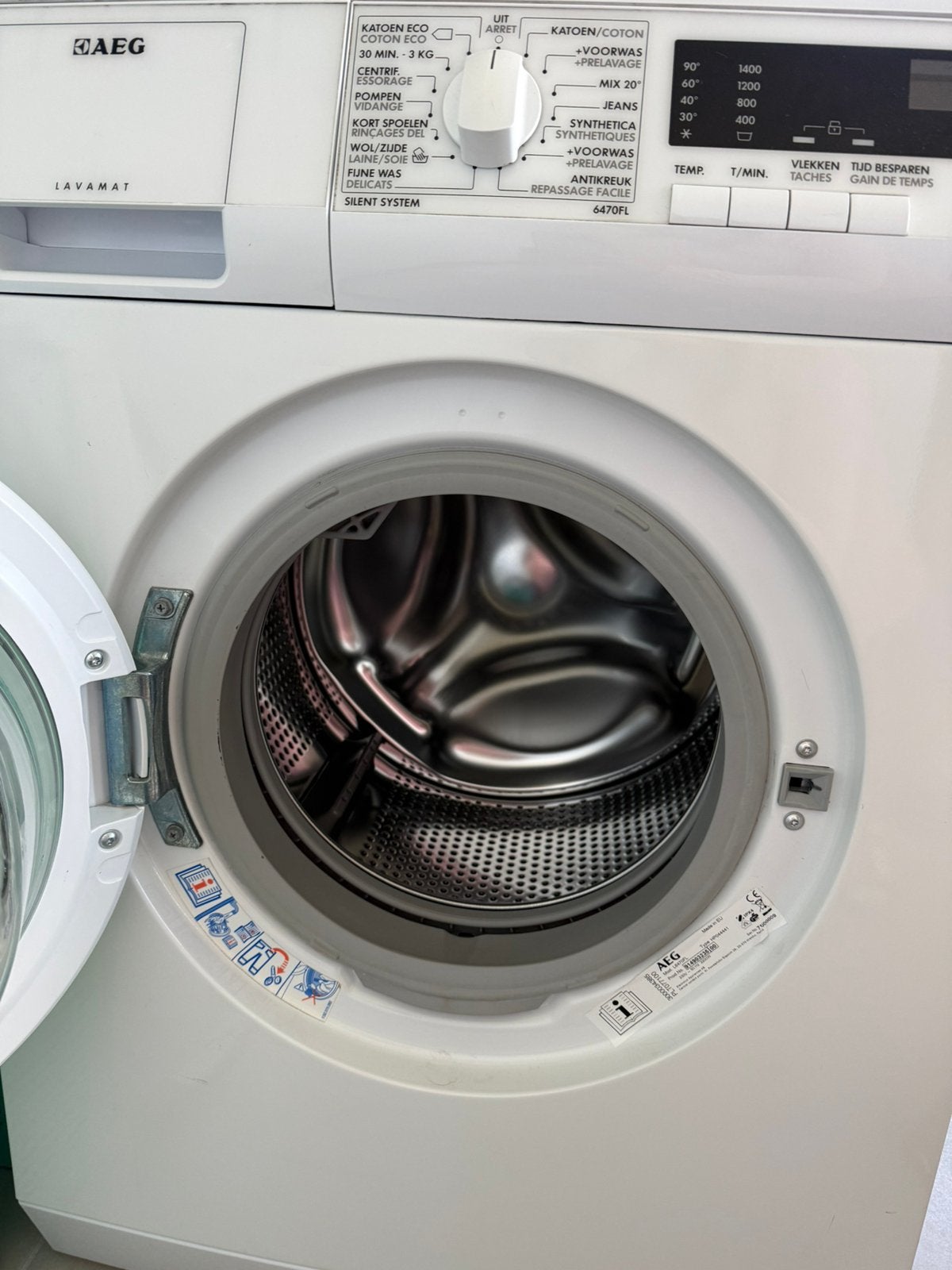 Wasmachine AEG, Elektronische apparatuur, Ophalen, Gebruikt, Voorlader