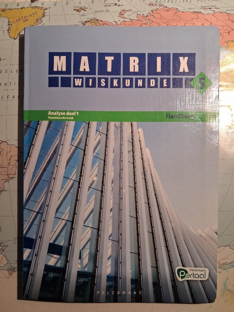 Matrix Wiskunde 5 Analyse Deel 1 – Handboek  | Goede staat, Livres, Enlèvement ou Envoi, Comme neuf, Secondaire, Pelckmans
