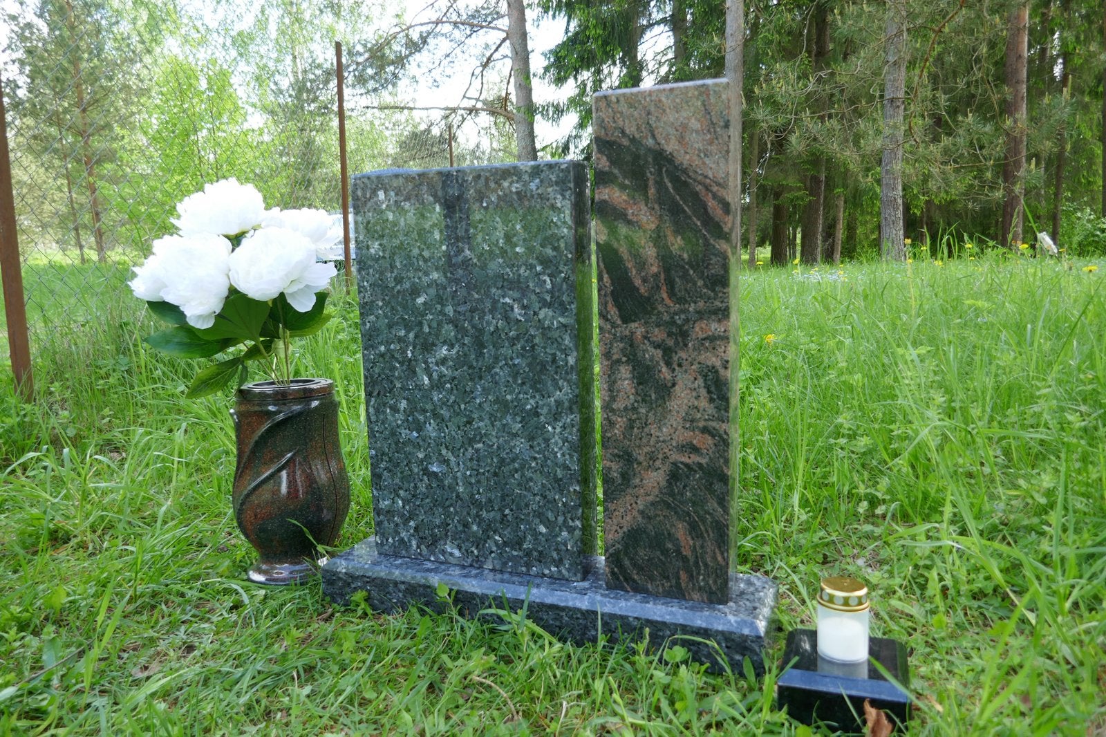 Grafsteen 58x64 cm, Tuin en Terras, Tuinbeelden, Verzenden, Nieuw