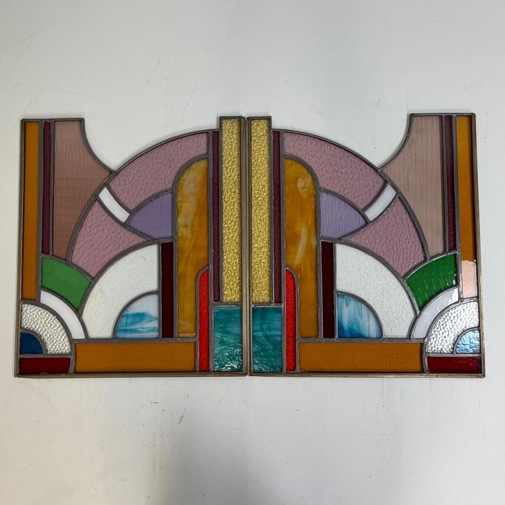 Vitraux Art Déco, Antiquités & Art, Antiquités | Verre & Cristal, Enlèvement ou Envoi