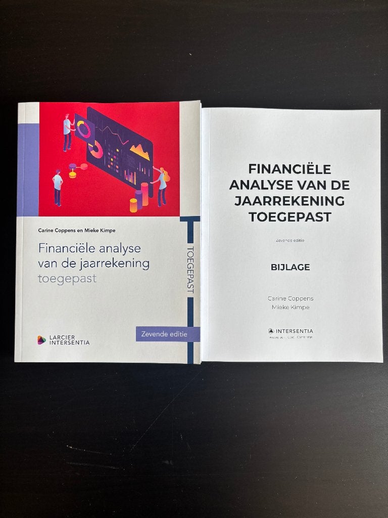 Financiële analyse van de jaarrekening toegepast, Boeken, Ophalen, Nieuw, Overige niveaus, Intersentia