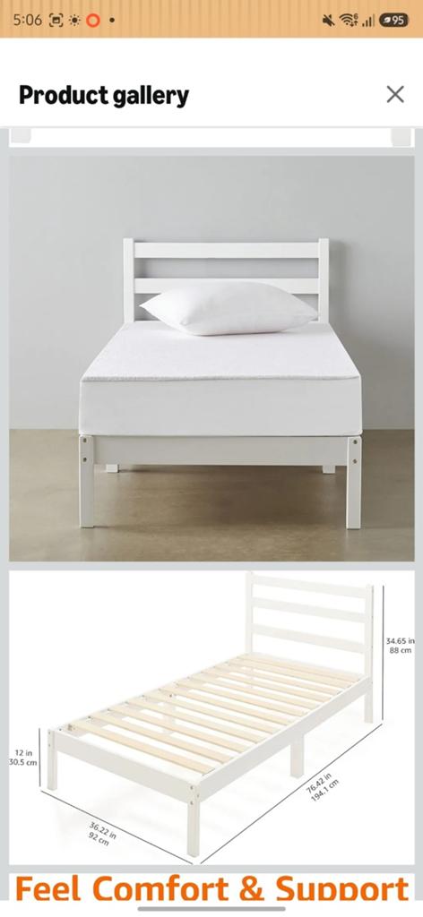 Nieuw eenpersoonsbed, Huis en Inrichting, Slaapkamer | Complete slaapkamers, Verzenden