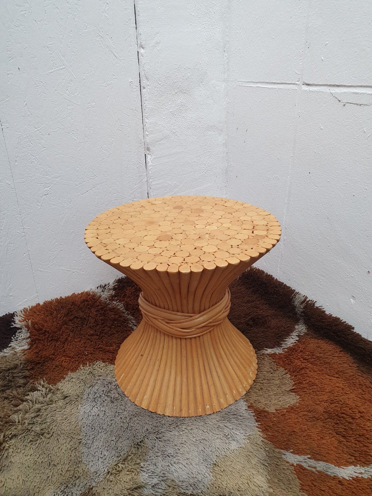 Table d'appoint McGuire, années 70, Maison & Meubles, Enlèvement