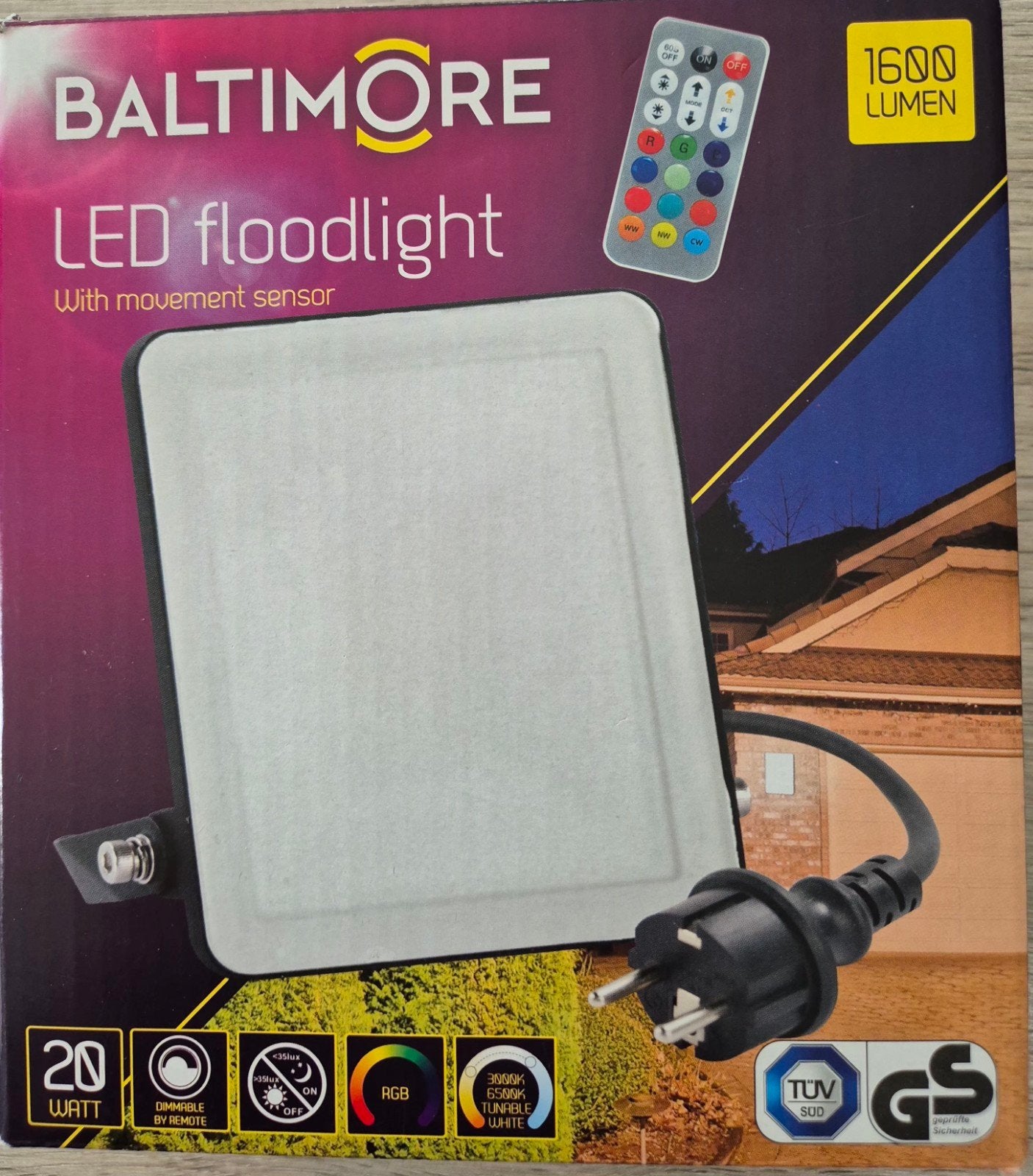 Krachtige LED-schijnwerper voor binnen en buiten., Ophalen, Nieuw