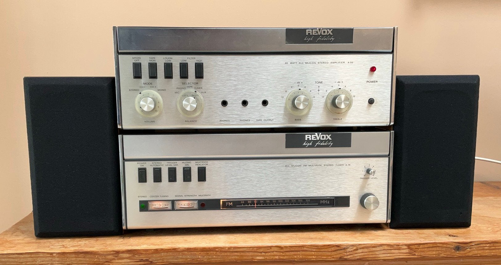 Premier kit REVOX HI pour collectionneurs, TV, Hi-fi & Vidéo, Chaîne Hi-fi, Enlèvement, Reconditionné, Autres marques, Composants en vrac