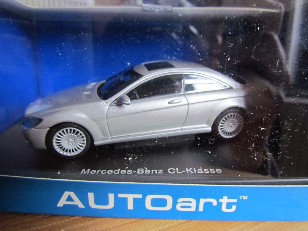 AUTOart Mercedes CL Coupé Silver 1/43, Enlèvement ou Envoi, Neuf, Voiture