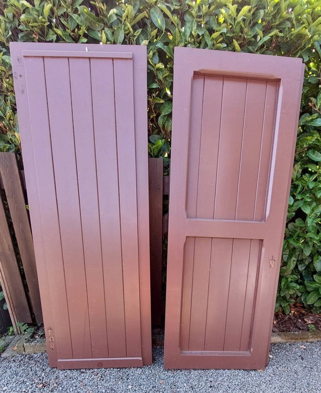Meranti luiken, Doe-het-zelf en Bouw, Raamkozijnen en Schuifdeuren, Ophalen, Hout