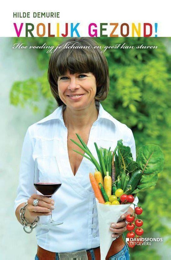 Te Koop Boek VROLIJK GEZOND! Hilde Demurie, Boeken, Gezondheid, Dieet en Voeding, Zo goed als nieuw, Dieet en Voeding, Ophalen of Verzenden