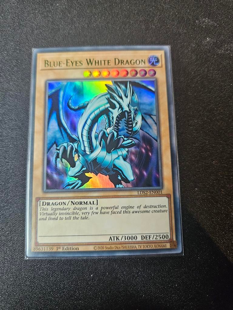Blue eyes white dragon, Hobby en Vrije tijd, Verzamelkaartspellen | Yu-gi-Oh!, Ophalen of Verzenden