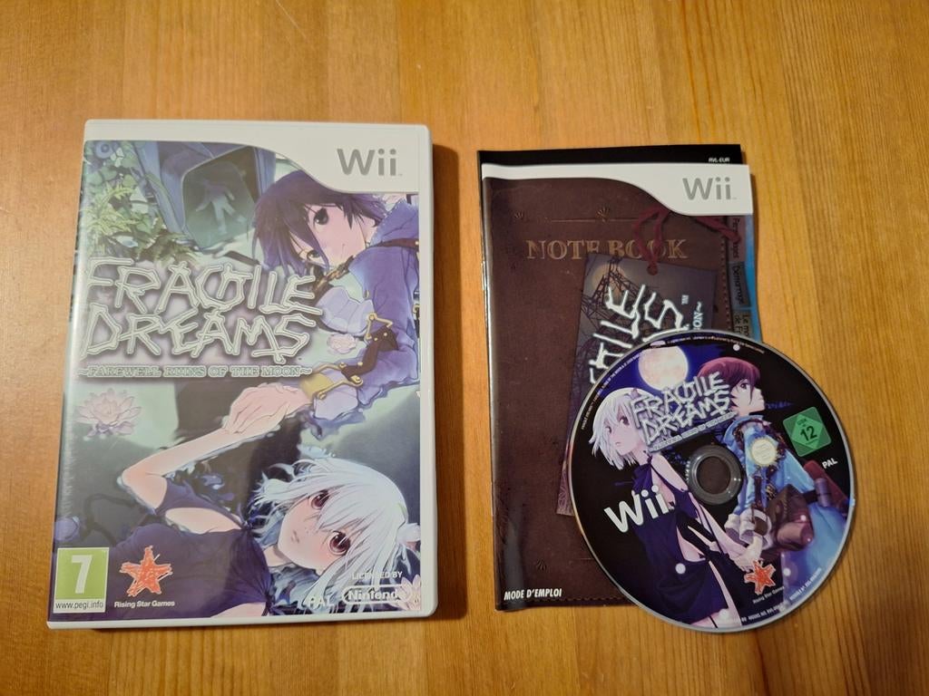 Fragile Dreams Farewell Ruins of the Moon Nintendo Wii, 1 speler, Zo goed als nieuw, Vanaf 7 jaar, Ophalen