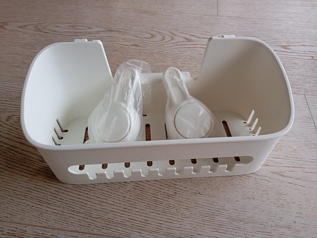 Badkamer opbergset zonder boren, Ophalen, Nieuw, Wit, Handdoekenrek